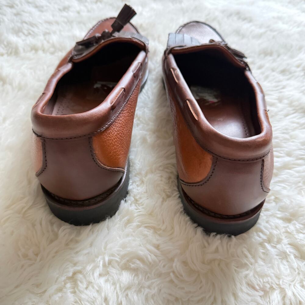 Allen Edmonds Nashua brown slip on loafers - Picture 5 of 6